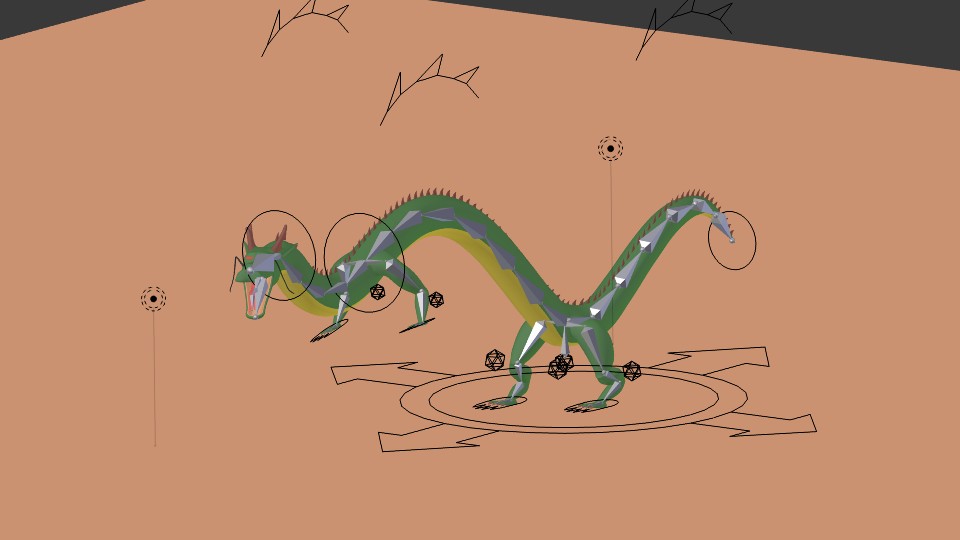 Rigged Eastern Dragon preview image 3